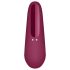 Satisfyer Curvy 1+ - vibrator za klitoris s valovima zraka - crveni