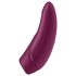 Satisfyer Curvy 1+ - vibrator za klitoris s valovima zraka - crveni
