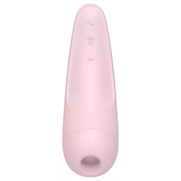 Satisfyer Curvy 2+ - pametni stimulator klitorisa s valovima zraka - rozi