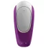 Satisfyer Double Fun - vibrator za parove s upravljanjem putem aplikacije (ljubičasti)