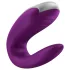 Satisfyer Double Fun - vibrator za parove s upravljanjem putem aplikacije (ljubičasti)