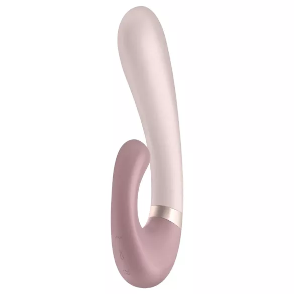 Satisfyer Heat Wave - vibrator s grijanjem i ručkom - bež