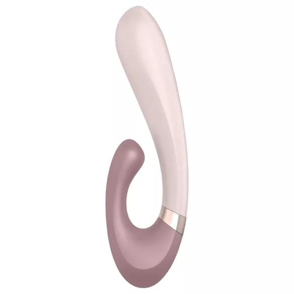 Satisfyer Heat Wave - vibrator s grijanjem i ručkom - bež