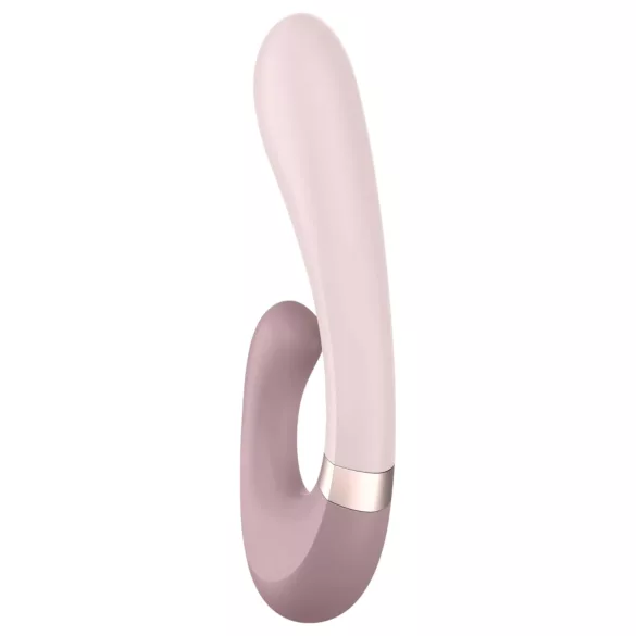 Satisfyer Heat Wave - vibrator s grijanjem i ručkom - bež