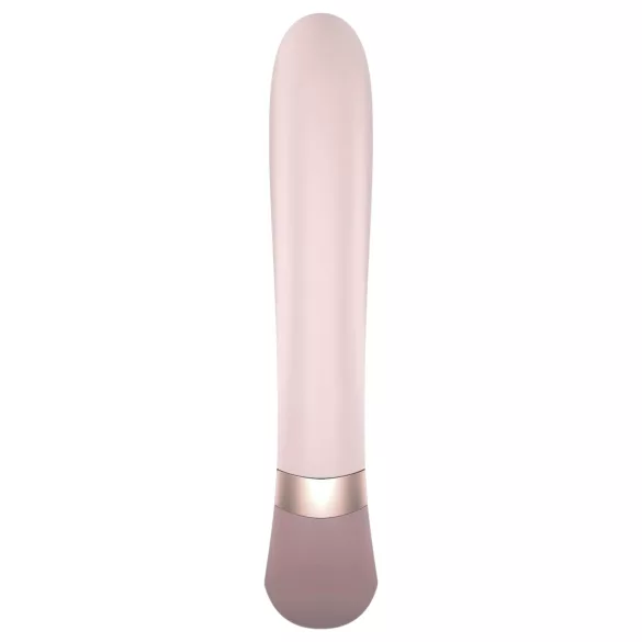 Satisfyer Heat Wave - vibrator s grijanjem i ručkom - bež
