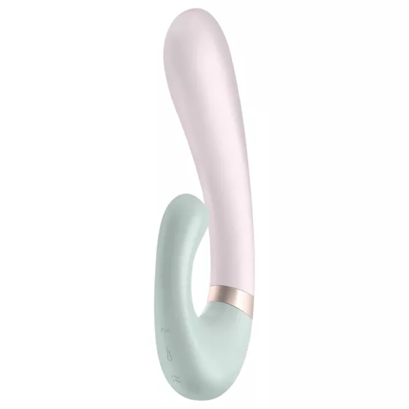 Satisfyer Heat Wave - vibrator s grijanjem na aplikacijsko upravljanje (menta)
