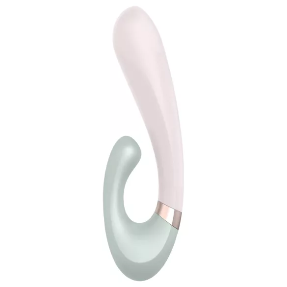 Satisfyer Heat Wave - vibrator s grijanjem na aplikacijsko upravljanje (menta)