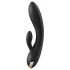 Satisfyer Double Flex - vibrator s ručkom za klitoris upravljan aplikacijom (crni)