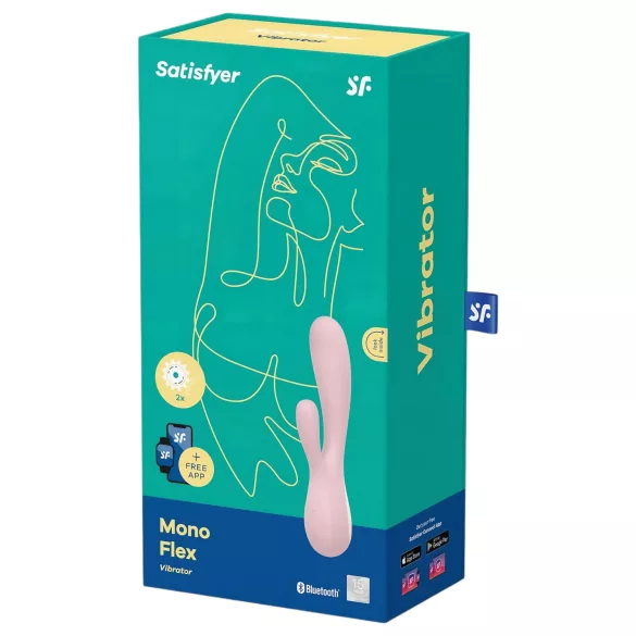 Satisfyer Mono Flex - vibrator upravljan aplikacijom (roza)