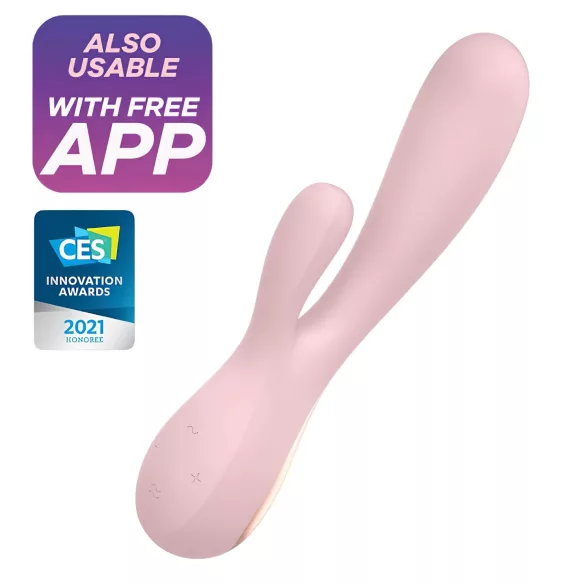 Satisfyer Mono Flex - vibrator upravljan aplikacijom (roza)