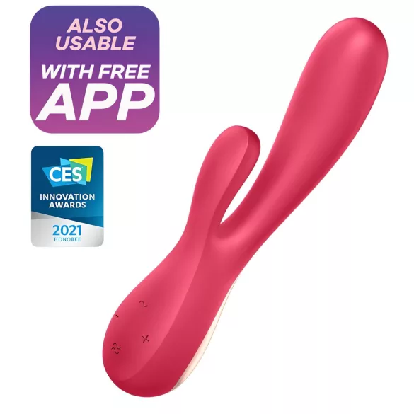 Satisfyer Mono Flex - vibrator za žene - vodootporan, aplikacija