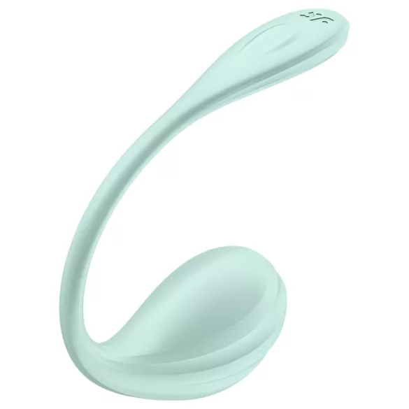Satisfyer Smooth Petal - vibrirajuće jaje s upravljanjem putem aplikacije (zeleno)