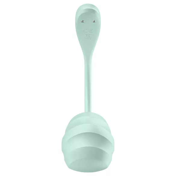 Satisfyer Smooth Petal - vibrirajuće jaje s upravljanjem putem aplikacije (zeleno)