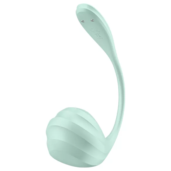 Satisfyer Smooth Petal - vibrirajuće jaje s upravljanjem putem aplikacije (zeleno)
