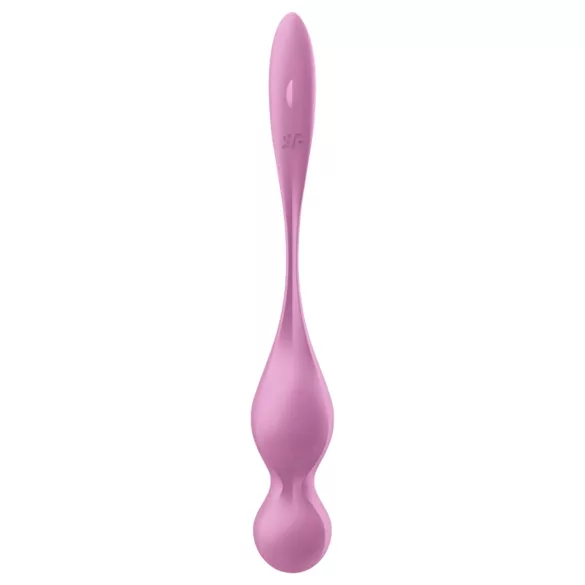 Satisfyer Love Birds 1 - vibrirajuća gejša kuglica s upravljanjem putem aplikacije (roza)