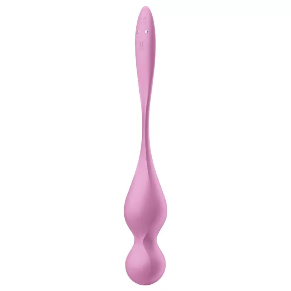 Satisfyer Love Birds 1 - vibrirajuća gejša kuglica s upravljanjem putem aplikacije (roza)