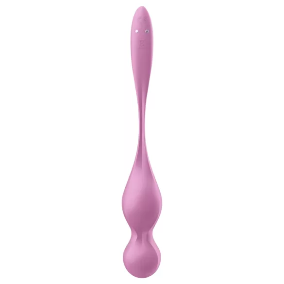 Satisfyer Love Birds 1 - vibrirajuća gejša kuglica s upravljanjem putem aplikacije (roza)