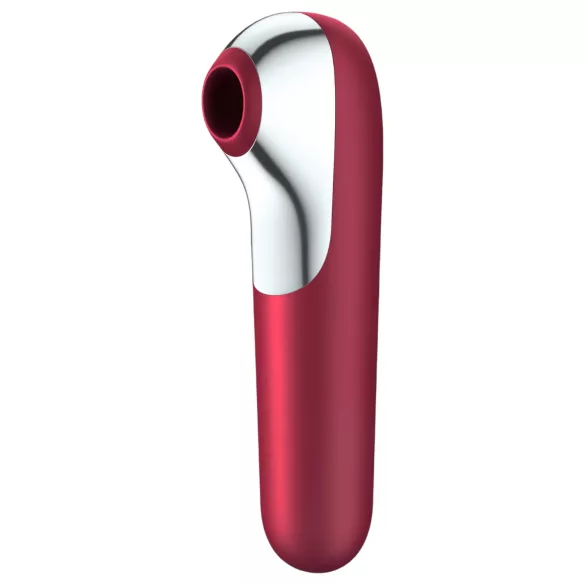Satisfyer Dual Love - vibrator za klitoris i G-točku - crvena