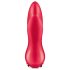 Satisfyer Rotator Plug 1 - analni vibrator s perlama - silikon crveni