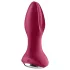 Satisfyer Rotator Plug 2 - analni vibrator s perlama na punjenje - crveni