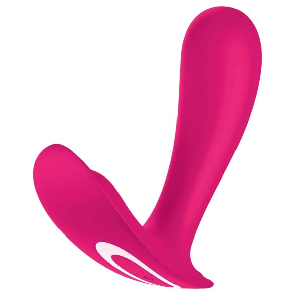 Satisfyer Top Secret - vibrator s 2 motora - daljinsko upravljanje - roza