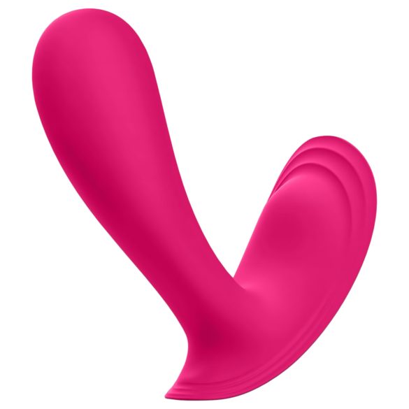 Satisfyer Top Secret - vibrator s 2 motora - daljinsko upravljanje - roza