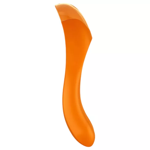 Satisfyer Candy Cane - vodootporni vibrator s dvije grane - narančasti - punjivi