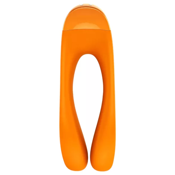 Satisfyer Candy Cane - vodootporni vibrator s dvije grane - narančasti - punjivi