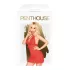 Penthouse - čipkasti set s halterima - crvena - L/XL