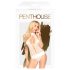 Penthouse - body s ovratnikom - bijela boja - L/XL