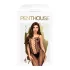 Penthouse Drop-Dead - mrežasti bodystocking s otvorima - crna - XL