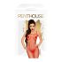 Penthouse - mrežasti otvoreni bodystocking - crvena - XL