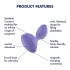 Satisfyer Sweet Seal - aplikacijom upravljani analni vibrator (ljubičast)