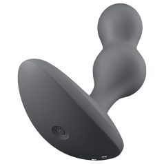 Satisfyer - analni vibrator s daljinskim upravljanjem - siva