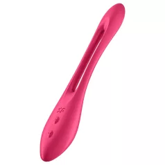  Satisfyer - vibrator za parove na punjenje - fleksibilan - crveni