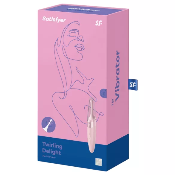 Satisfyer Twirling Delight - vodootporni vibrator za klitoris - rozi