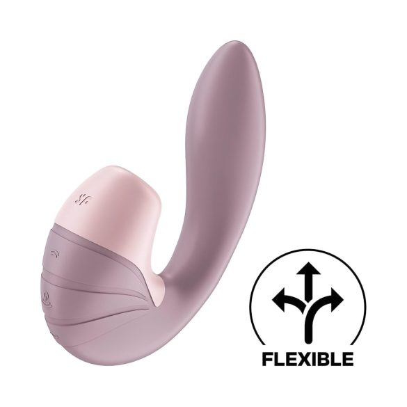 Satisfyer Supernova - vibrator 2u1 s pulsirajućim zrakom na baterije - rozi