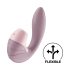 Satisfyer Supernova - vibrator 2u1 s pulsirajućim zrakom na baterije - rozi