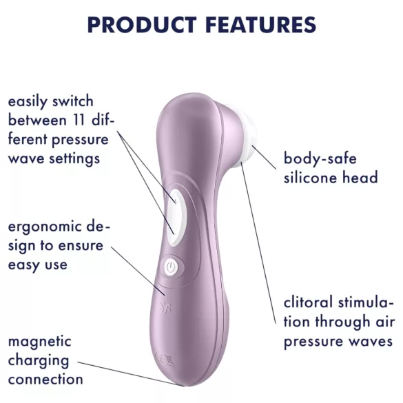 Satisfyer Pro 2 Gen2 - vibrator za klitoris - punjivi - ljubičasta