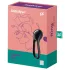 Satisfyer Majestic Duo - vibrirajući penis prsten - vodootporan, crni, punjivi