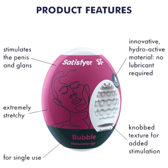 Satisfyer - masturbator jaje za jednokratnu upotrebu - Egg Bubble