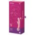 Satisfyer Triple Lover - vibrator za G točku i masažu - roza