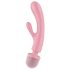 Satisfyer Triple Lover - vibrator za G točku i masažu - roza