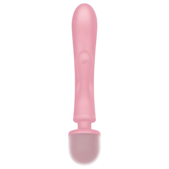 Satisfyer Triple Lover - vibrator za G točku i masažu - roza