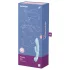 Satisfyer Triple Oh - vibrator s klitoralnim nastavkom - punjivi - plavi