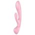 Satisfyer Triple Oh - bežični vibrator s klitorisnim nastavkom (ružičasti)