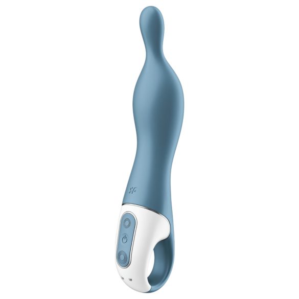 Satisfyer A-Mazing 1 - vibrator za A točku na baterije - plavi