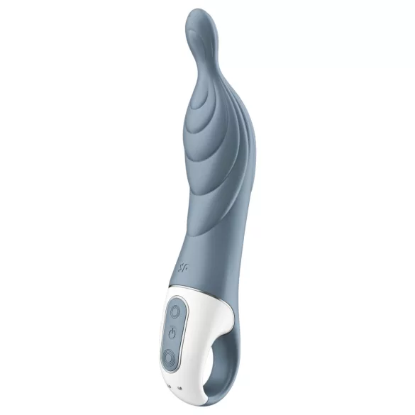 Satisfyer A-Mazing 2 - sivi A-točka vibrator na baterije