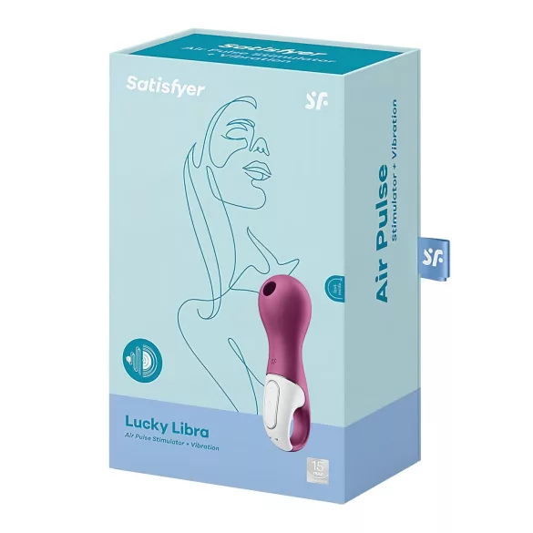 Satisfyer Lucky Libra - stimulator za klitoris s valovima zraka - ljubičasta