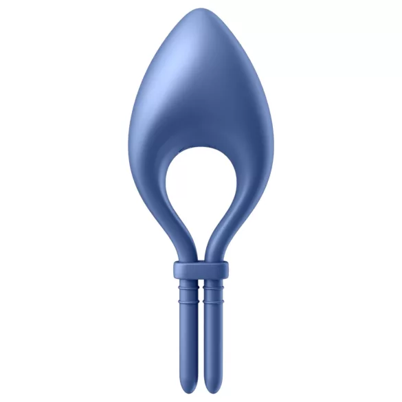 Satisfyer Bullseye - vibracijski prsten za penis s upravljanjem putem aplikacije, za muškarce (plavi)